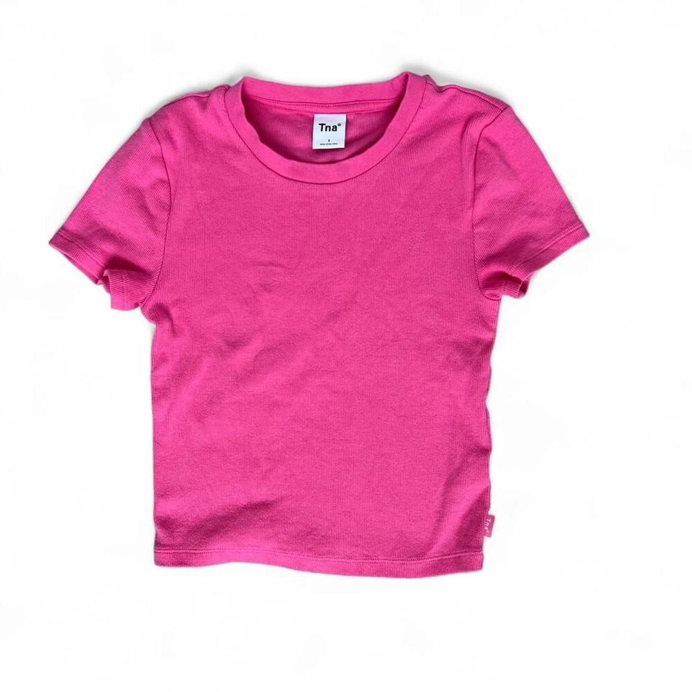 Aritzia Hot Pink Ribbed Tank Top